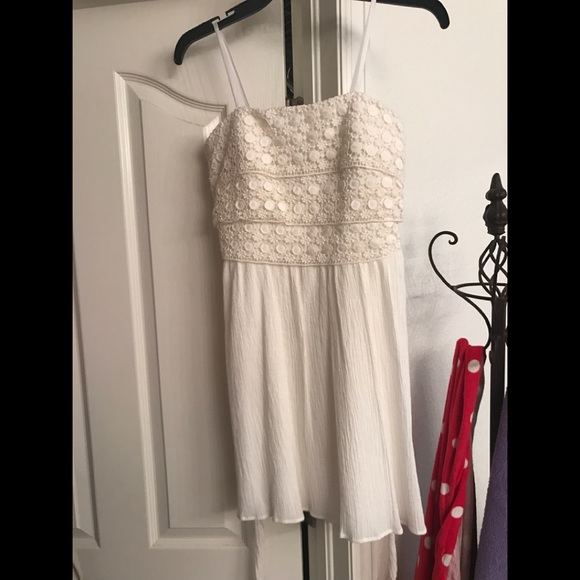 Strapless Crochet Dress - Picture 1 of 2